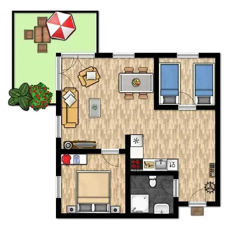 Apartman Hanseresidenz I Whg 06 *